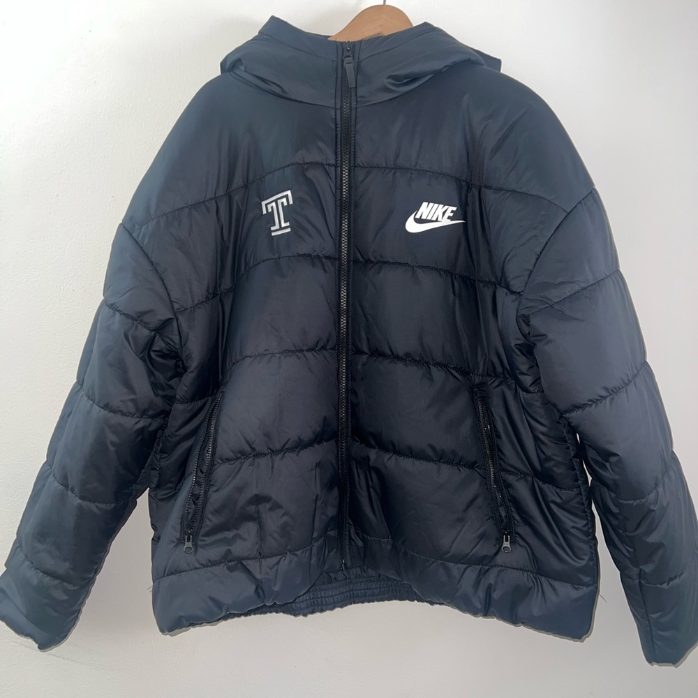 Nike Women’s Black Temple University Puffer Jacket